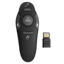 GJX Wireless Presenter RF 2.4GHz Presentation Remote with Pointer PowerPoint PPT Slides Clicker for School Office