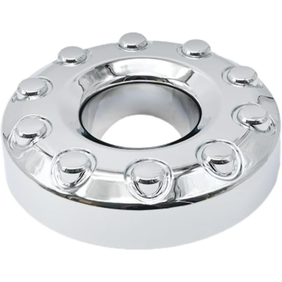 Front Wheel Center Hub Cap Cover Replacement for 05-17 Super Duty F450 DUALLY Chrome 10 Lug, Replacement for Ford Super Duty F550 Replaces 5C3Z1130NA