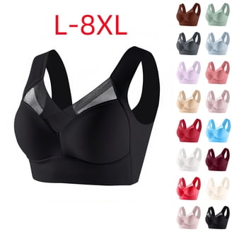 SMihono Sexy Lace Bras for Women G Cup See Through Unlined Underwire Push  Up Bralettes Sheer with Dot Mesh Bra Black XXL95G（）