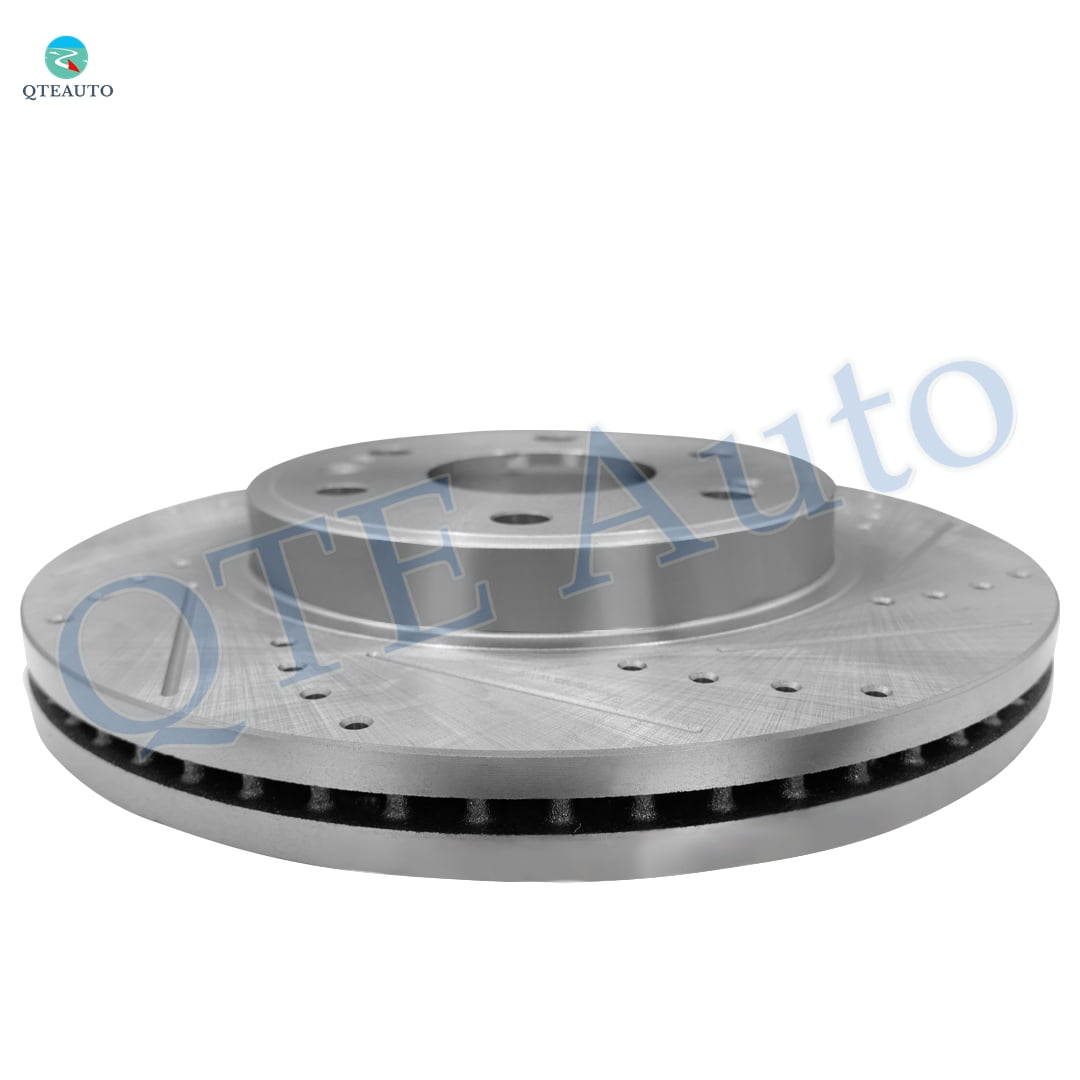 Front Drilled Slotted Disc Brake Rotors For 2019 Chevrolet Silverado 1500 LD