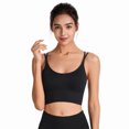 thumbnail image 3 of Herrnalise Wireless Tank Top Bra Woman Bras With String Quick Dry Shockproof Running Fitness Large Size Underwear, 3 of 9
