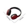 thumbnail image 3 of Back to School Supplies Sale Bluetooth Headphones Wireless Earbuds Over Ear Bluetooth Wireless Headphones Long Battery Life HiFi Noise Reduction Foldable Lightweight Headset With Deep Bass Clearance, 3 of 8