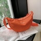 thumbnail image 1 of Harajuku Hobo Bag Casual Zipper Crossbody Bag Nylon suave para regalo (naranja), 1 of 8