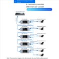 thumbnail image 3 of 2X 1 Entrée 2 Sorties 100M Standard POE 100M Réseau Extendeur Cascad Répéteur Rj45 Conforme avec IEEE 802.3AT/AF pour Caméra IP, 3 of 7