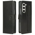 thumbnail image 2 of for Samsung Galaxy Z Fold 5 Case, Galaxy Z Fold 5 Wallet Case with S Pen Holder Card Holder Kickstand Magnetic PU Leather Flip Case Wallet for Samsung Galaxy Z Fold 5 5G, Black, 2 of 7