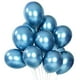 thumbnail image 1 of Xiao Hua Globos metálicos azul claro de 10 pulgadas, 60 unidades, globos cromados de látex para fiestas, para baby shower, bautizos, cumpleaños y decoraciones para fiestas., 1 of 4