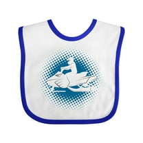 Inktastic Snowmobile Winter Extreme Sports Boys Baby Bib