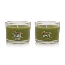 Yankee Candle Signature Votive Mini Candle Jar - Autumn Nature Walk Scent - Natural Soy Wax Blend Candle with Natural Fiber Wick, 1.3 OZ Glass Jar (Pack of 2)