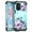 Blue Flower, variant on Casetego for Samsung Galaxy A13 5G Case,Heavy Duty Shockproof Protection Hard Plastic Bumper Soft Silicone Rubber Protective Cover,Purple