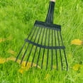 thumbnail image 3 of Greenadscape Gardening Tool Rake 1Set High-Carbon Steel 11.59X9.55X2.16in for Leaf and Grass Clearing Yard Work Landscaping, 3 of 8