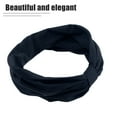 thumbnail image 4 of Unique Bargains Headbands Cotton Sweatbands Stretchy Moisture Wicking Headband for Sports for Women Navy Blue 1 PCS, 4 of 6
