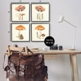 thumbnail image 3 of Woodland Mushroom Botanical Sprouts Botanical & Floral Graphic Art Black Framed Art Print Wall Art, Set of 4, 3 of 8