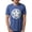 Heather Blue, variant on CafePress - Balloonflower In Circle Men's Deluxe T Shirt - Mens Tri-blend T-Shirt