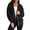 1# Black, variant on Zip Up Hoodie Women Oversized Zip Up Y2K Hoodies Casual Long Sleeve Sweatshirts Fall Spring Track Jackets Red 3XL