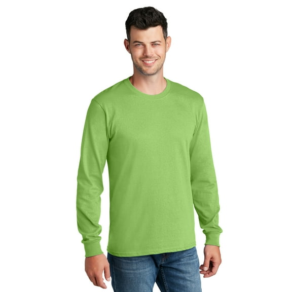 Port & Company ® - Long Sleeve Core Cotton Tee. PC54LS