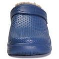 thumbnail image 4 of Men's Women's Clogs Waterproof Fleece Lined Winter Slippers Garden Shoes, 4 of 6