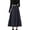 Dark Gray, variant on Womens Skirts Tailored Suit Midi High Waisted A Line Skirts Long Professional Office Business Workwear Dressy Skirts