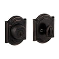thumbnail image 3 of Baldwin 380 Arched Single Cylinder Deadbolt Featuring SmartKey in Lifetime Polished Brass, 3 of 3
