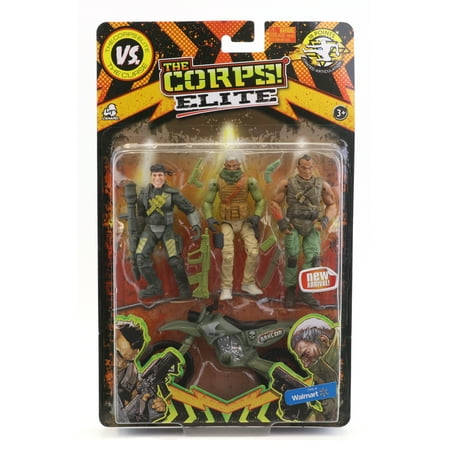 The Corps Elite Triple Threat Action Figures(Item May vary)