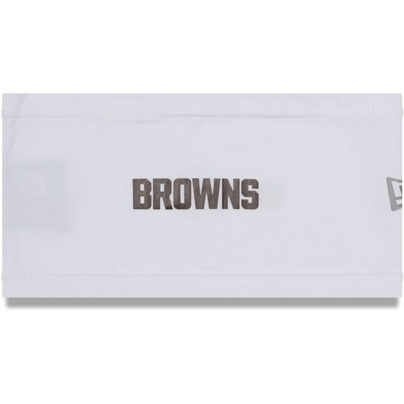 New Era White Cleveland Browns Official Training Camp COOLERA Headband