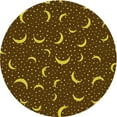 thumbnail image 1 of Ahgly Company Machine Washable Indoor Round Transitional Night Red Area Rugs, 4' Round, 1 of 7
