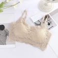 thumbnail image 2 of JGGSPWM Lace Bralette for Women V Neck Cami Tank Y2k Camisoles Adjustable Spaghetti Strap Bra Lingerie Yellow M, 2 of 3
