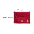 thumbnail image 2 of SKISUNO 1Pcs Pocket Tissue Holder Red Paper Tissue Container for Home Office Use, 2 of 6