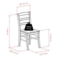 thumbnail image 2 of Winsome Groveland 3-Pc Square Dining Table with 2 Chairs, 2 of 5