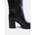 thumbnail image 4 of Madden NYC Women's Tall Faux Leather Boots with Stacked Heel, 4 of 6