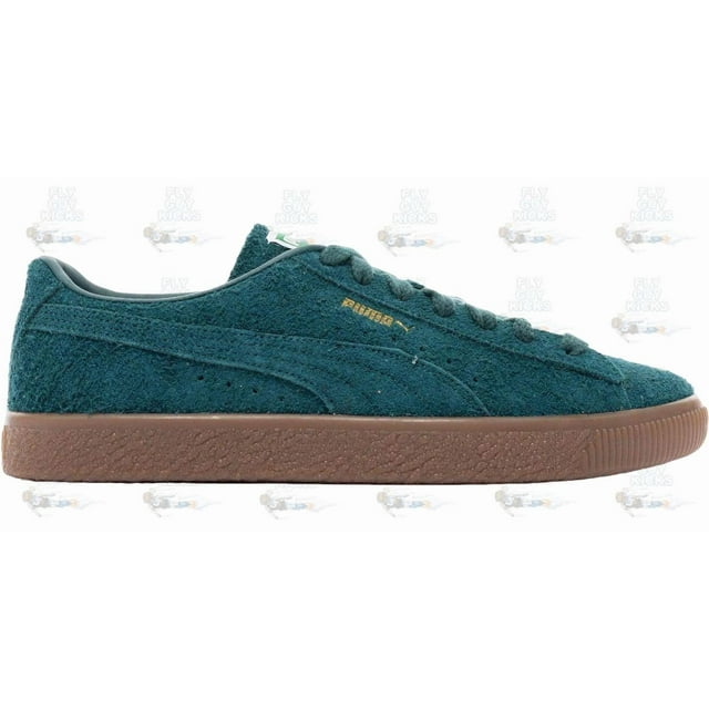 PU & MA VTG Hairy Suede Varsity Green Gum Beige Brown 38569803 Sneaker Shoe Trainer