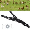 thumbnail image 4 of Bolsa De Red Para Comedero De Pollos, Soporte Para Frutas Para Aves De Corral, Fuerte, Buena Carga, Conveniente Para Atraer Pollos Con 2 Ganchos Para Gallina, Gallo, Loros, 4 of 7