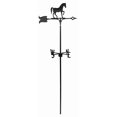 thumbnail image 1 of Klassen Bronze Girouette pour Jardin Cheval, Noir, 1 of 6