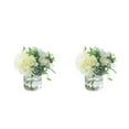 thumbnail image 4 of Naiovety 2 piezas de flores falsas de hortensia de seda de bajo mantenimiento para interiores o exteriores fáciles de limpiar y duraderas Type3 NO3, 4 of 6
