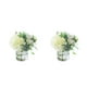 thumbnail image 4 of Naiovety 2 piezas de flores falsas de hortensia de seda de bajo mantenimiento para interiores o exteriores fáciles de limpiar y duraderas Type3 NO3, 4 of 6