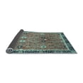 thumbnail image 2 of Ahgly Company Indoor Square Oriental Light Blue Traditional Area Rugs, 5' Square, 2 of 4