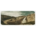 thumbnail image 1 of Yosemite Kitchen Mat, Waterfalls in Yosemite National Park California Famous Travel Destination, Plush Decorative Kitchen Mat with Non Slip Backing, 47" X 19", Brown Reseda Green, by Ambesonne, 1 of 1