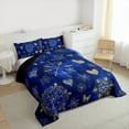 thumbnail image 3 of Castle Fairy 2-Piece Twin Size Comforter Set - Snowflake Christmas Print, 3 of 8