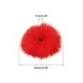 thumbnail image 2 of Uxcell Furry Microphone Windscreen 7mm  x 60mm Mic Cover Windshield for Indoor Outdoor Microphone Red 4 Pack, 2 of 6