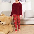 thumbnail image 6 of Xecao Christmas With Cute Deer Print Teenagers' Pajama Pants Long Sleep Pants Soft Elastic Waist Pajama Bottoms Elastic waist with 2 Pockets 5-16 Years-XS(5-6), 6 of 6