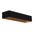 thumbnail image 1 of Estevez luminario de muro IRON, LED 20 Watts, 3000K, 1300 lm, Color negro, 350×60×100 mm, 1 of 6