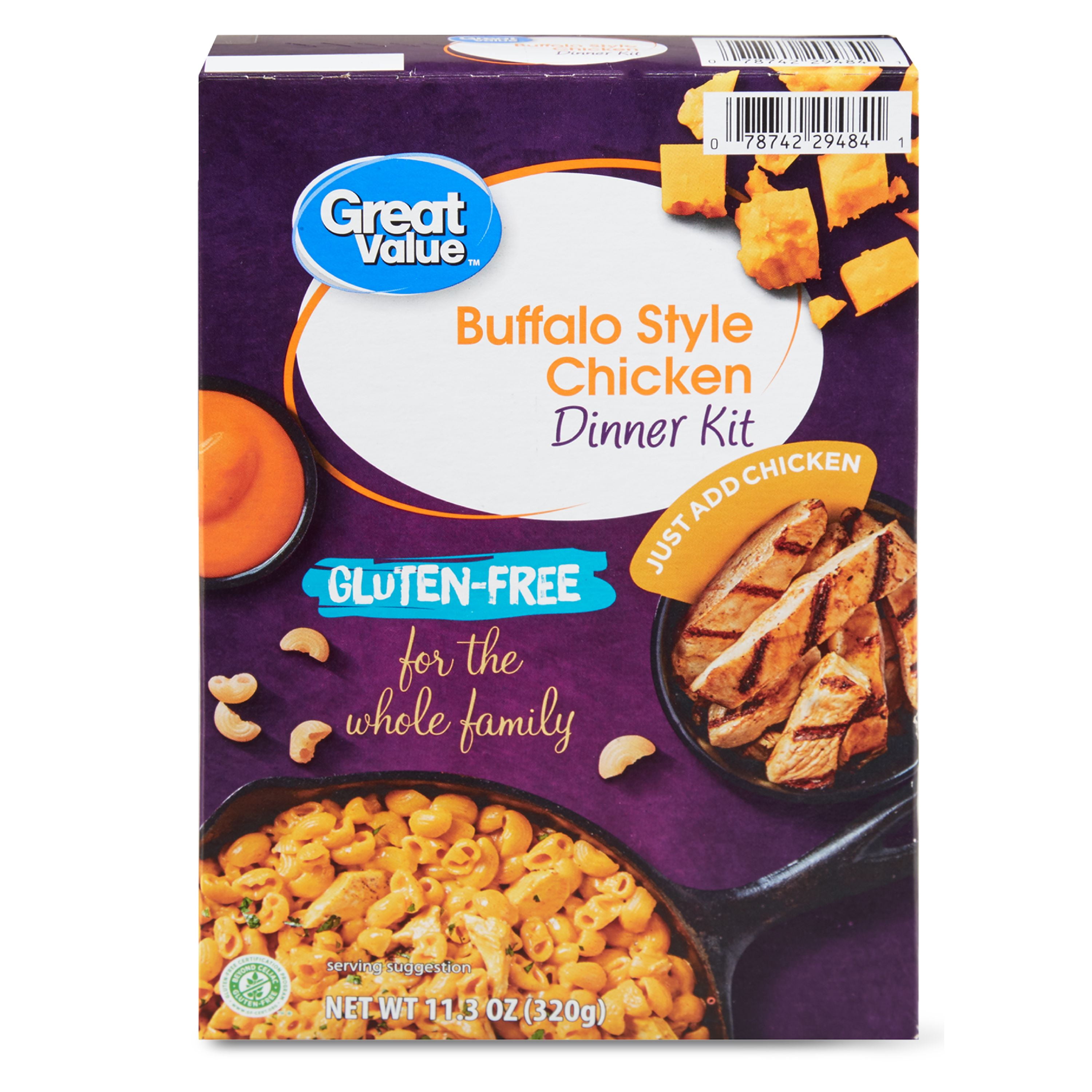 Great Value Buffalo Style Chicken Dinner Kit, 11.3 oz