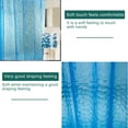 thumbnail image 6 of Blue EVA 3D Shower Curtain, 100% Waterproof Liner with 12 Metal Grommets, 3 Weighted Magnets, 72x72 Inch for Bathroom, Shower Enclosure, Tub, 6 of 6