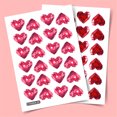 thumbnail image 5 of Vikakiooze Gilter Heart Shaped Stickers Valentine'S Day Wall Sticker Room Gift Box Decoration Wall Sticker, Love Sticker for Diy Craft Wedding Anniversary Home Decor, 5 of 9