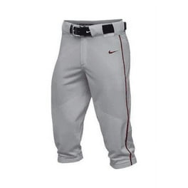 Nike BSBL Knicker Baseball Pants 3 1 4 Gray Red Youth Size XL Walmart