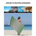 thumbnail image 5 of Green Grey Ombre Towel Set of 3, Soft Microfiber Bath Towels, Hand Towel, Washcloths, Modern Gradient Abstract Art Quick-Dry Absorbent Towels for Bathroom Kitchen Hotel Beach Gym Spa, 5 of 7