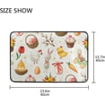 thumbnail image 7 of SKYSONIC Easter Bunny Door mat Non Slip Floor Door Rug Soft Floor Mat for Kitchen Garden Bedroom Indoor Outdoor Entrance Home Holiday Decoration 23.6" x15.7", 7 of 7