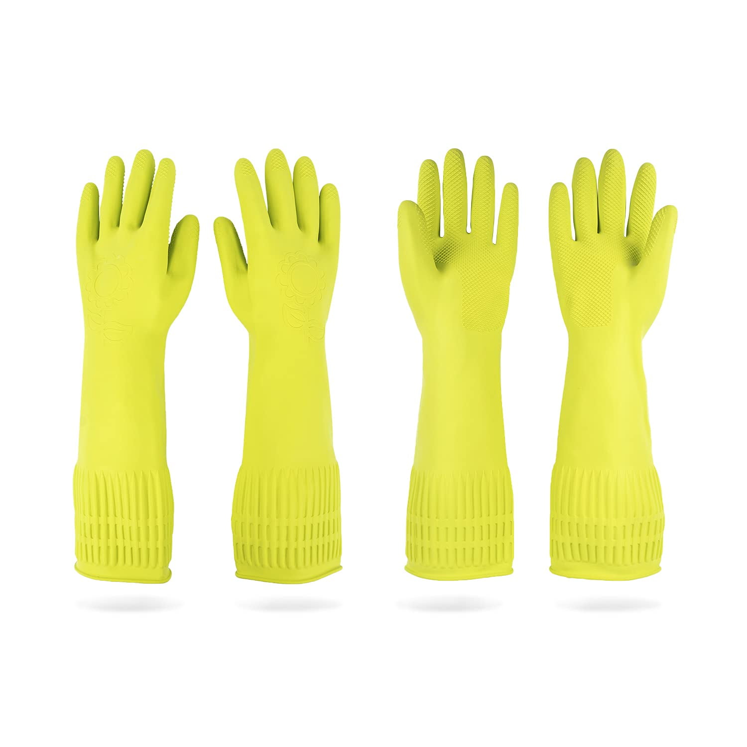 Playtex Living Reusable Rubber Cleaning Gloves (Small, Pack Of 12) - Odor-Resistant, Non-Slip Grip, Latex/Nitrile Blend