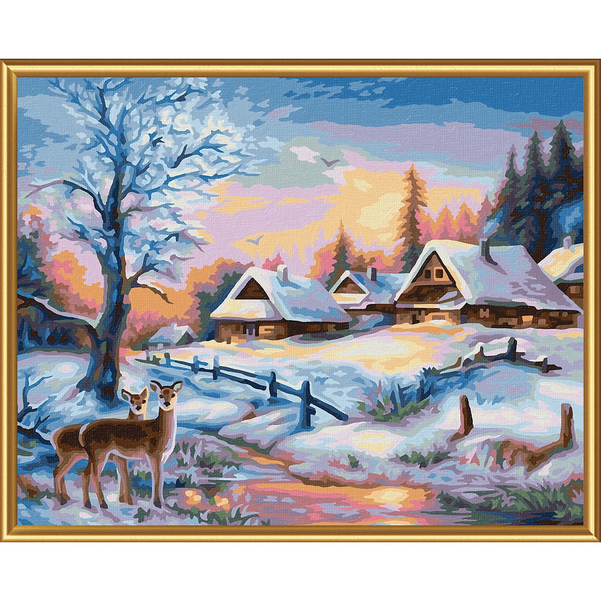 Schipper Winter Landscape Paint-by-Number Kit - Walmart ... Schipper Winter Landscape Paint-by-Number Kit - Walmart ...