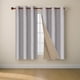 thumbnail image 1 of Cortinas Blackout Look Lino para Recámara y Sala – Cortinas Largas 160 x 107 cm – Cortina Black out Térmica Aislante y Antiruido – 2 Paneles para Ventanas (Gris), 1 of 9