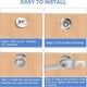 thumbnail image 4 of Tool Box Lock with Key,5/8In Cabinet Cam Lock Keyed Alike,ToolBox Lock for RV Storage Compartment Do, 4 of 5